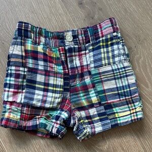 Ralph Lauren Polo Madras Plaid Patchwork Shorts 9m